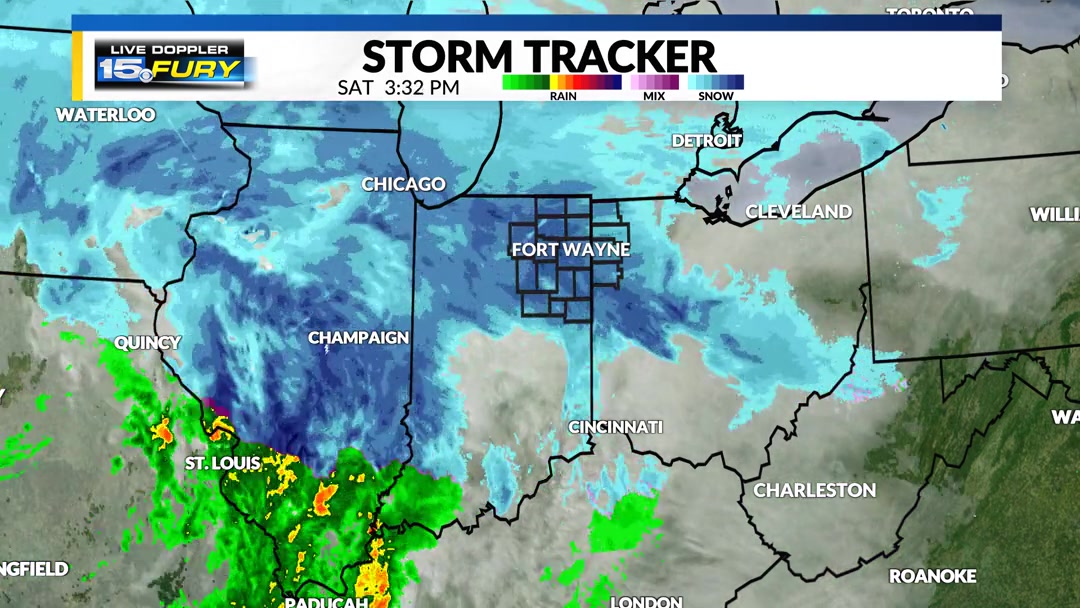 5 PM Saturday Radar Update: Widespread moderate to heavy snow will ...