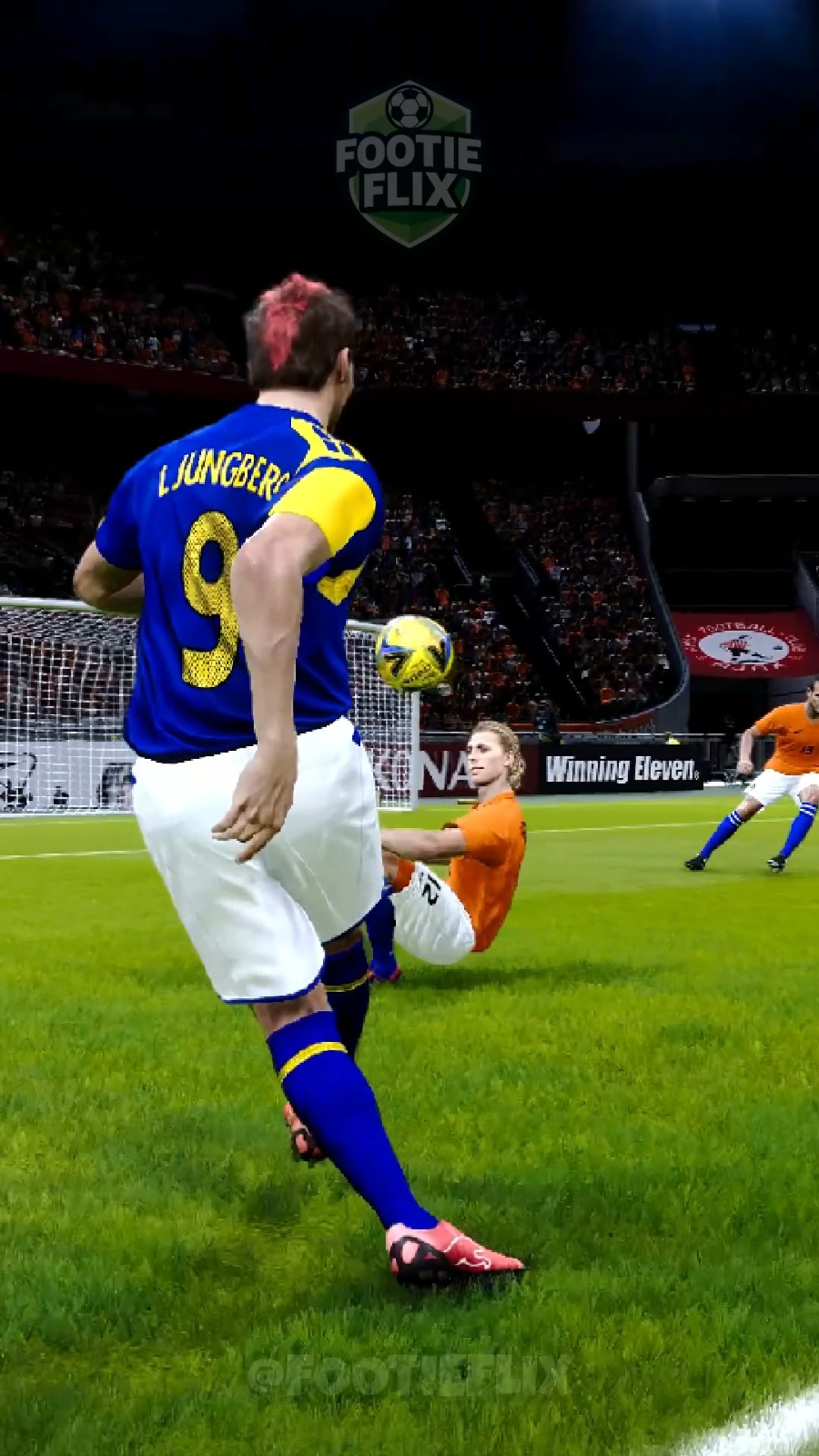Freddie Ljungberg Slots Past Sliding Defender vs Netherlands (PES 2021 ...
