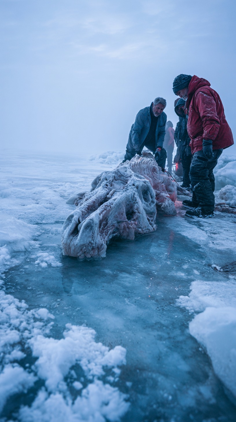Wait, is it still breathing? 🤯 Ancient Animal Found Frozen in Mountain ...