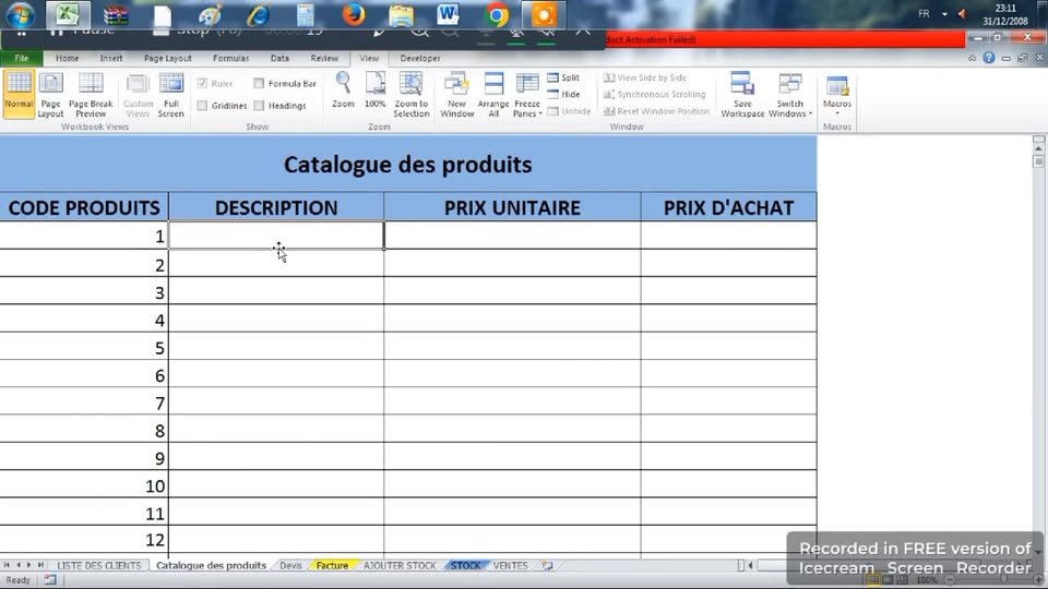 🟩Logiciel de gestion commerciale sur Excel – Promo cette semaine ! 🟩 ...