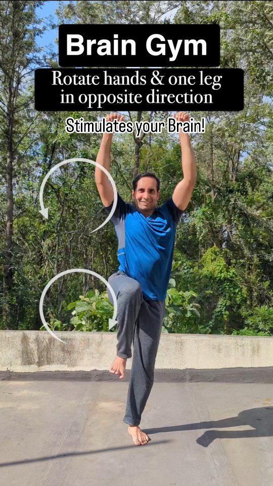 This simple movement or rotating your hands and legs in the opposite ...