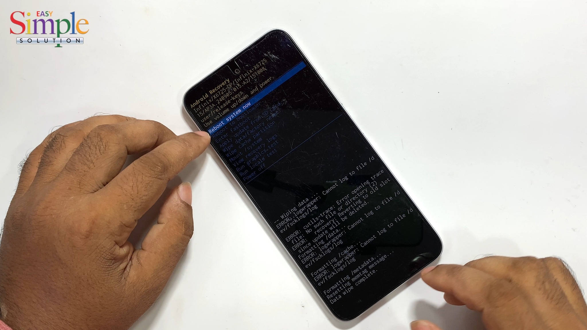 Infinix Smart 10 (X6725) Hard Reset. Unlock Phone Lock Screen.Pin ...