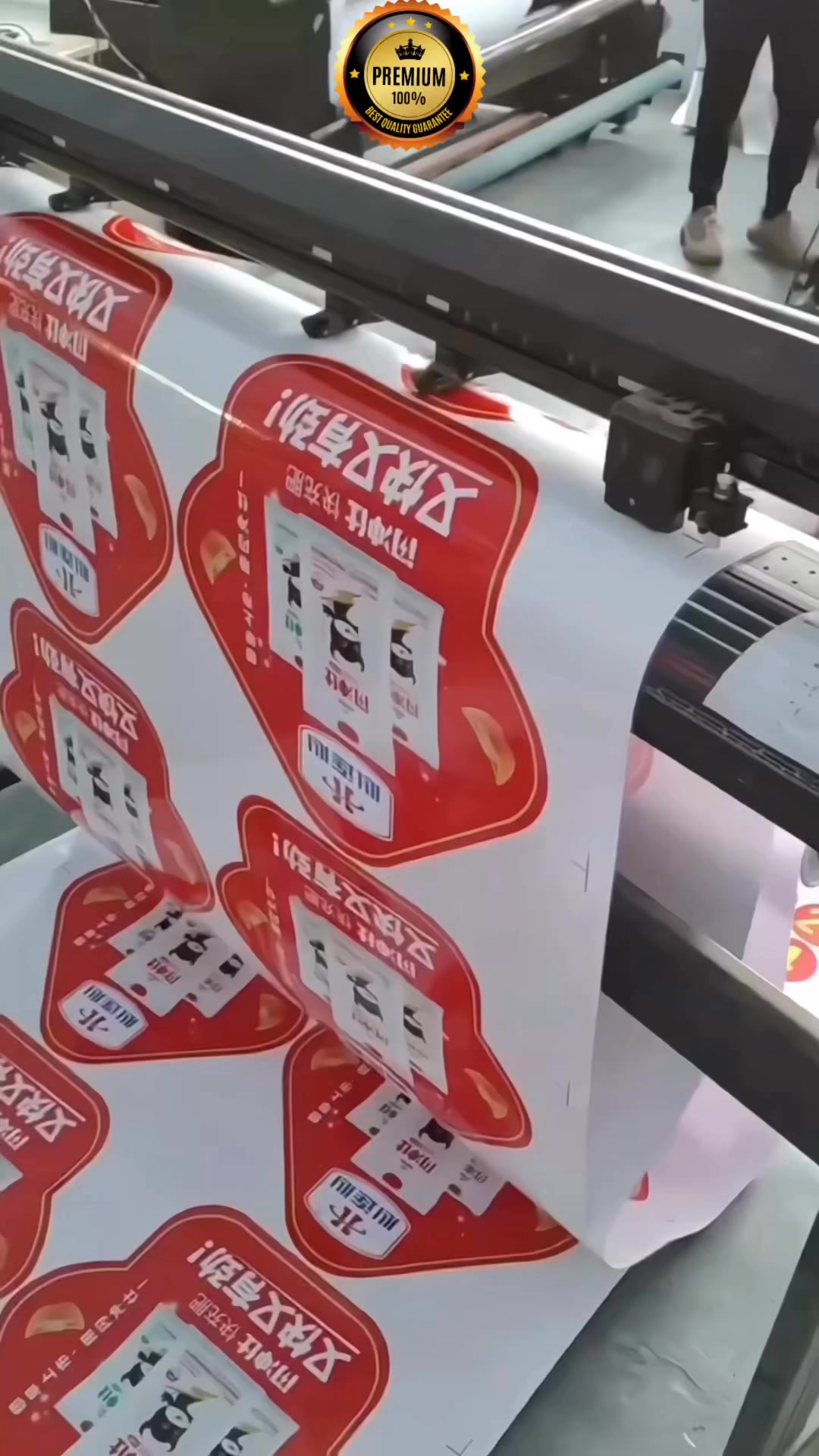 Sticker cutting machine 1350mm #stickercut | Xin xin Technology | Facebook