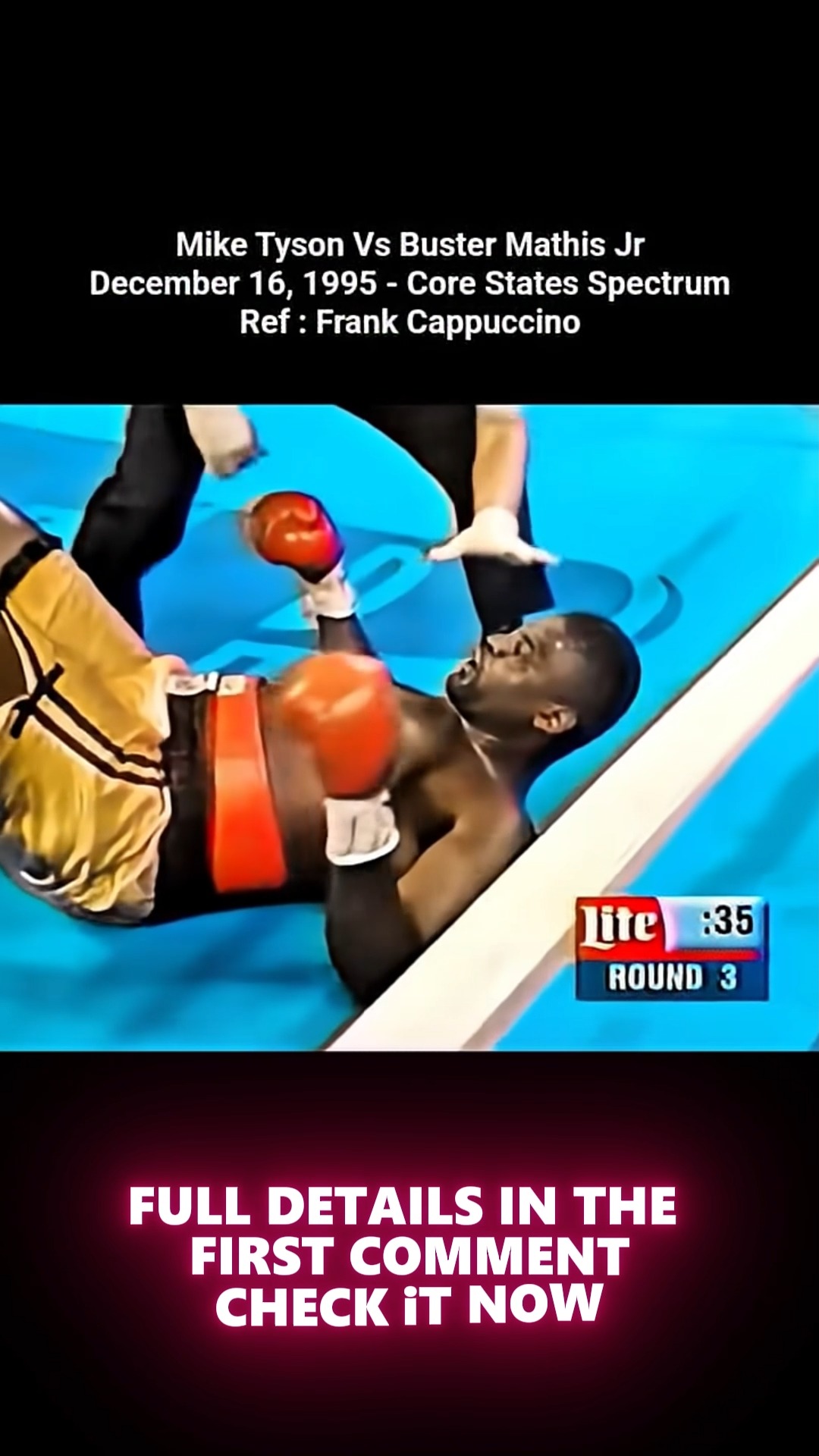 He Was Undefeated… Until Tyson Cornered Him: The Brutal Third-Round KO ...