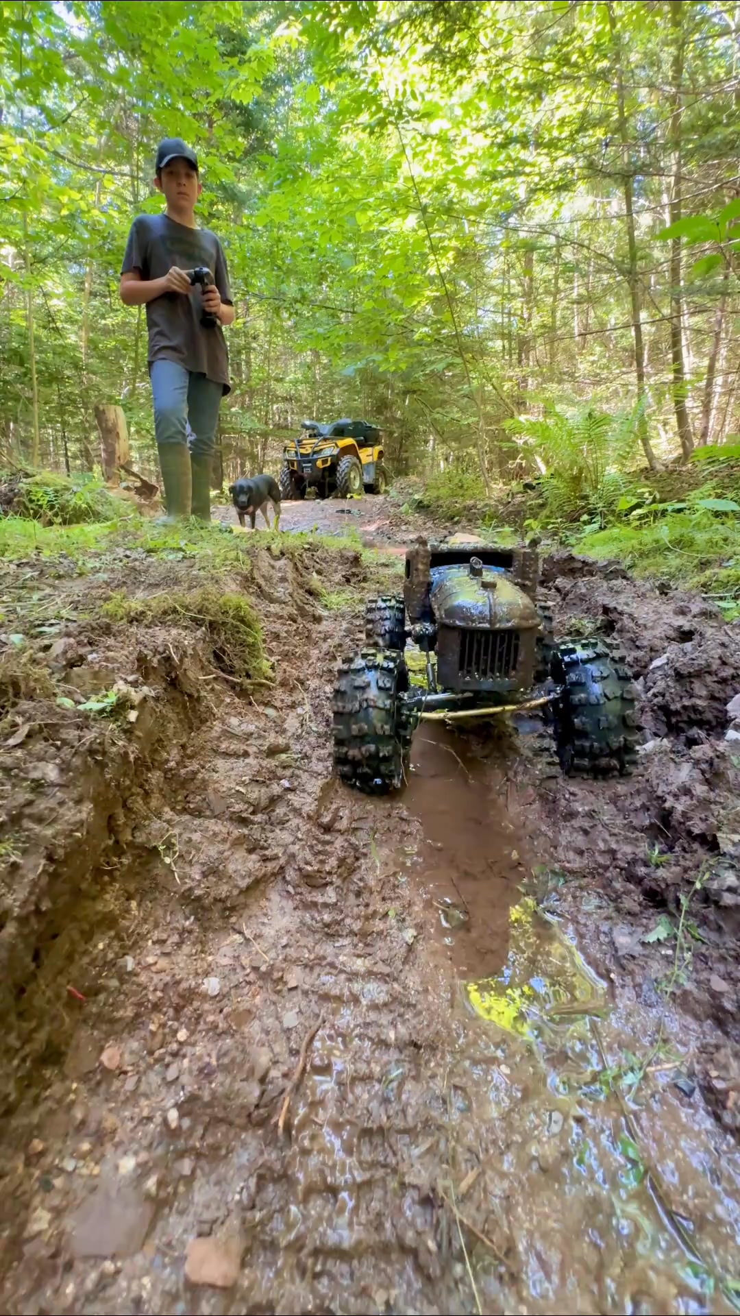 My son at the Wheel of the PUNISHER, doing a decent climb through the ...