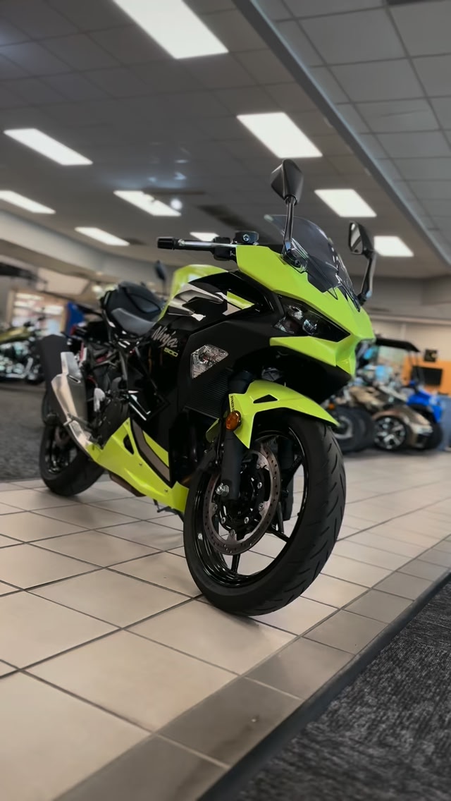 Turn heads everywhere you ride— The 2026 Kawasaki Ninja 500 in
