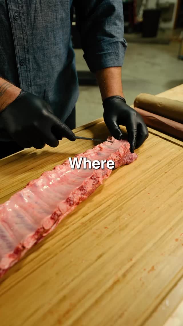 Ever wonder how to properly remove the silver skin on your ribs? 🍖🤔 Don ...