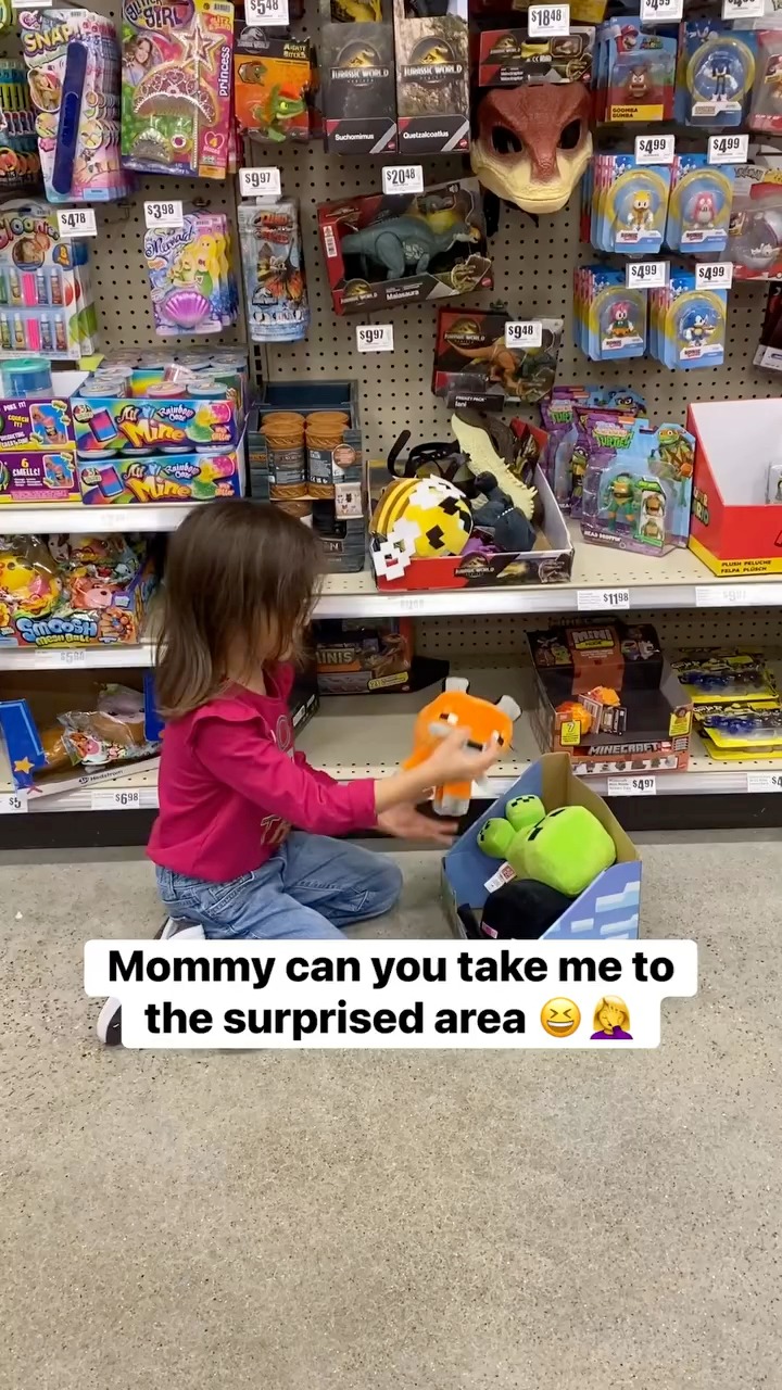 Best toy store ever?! They had everything! We found this little