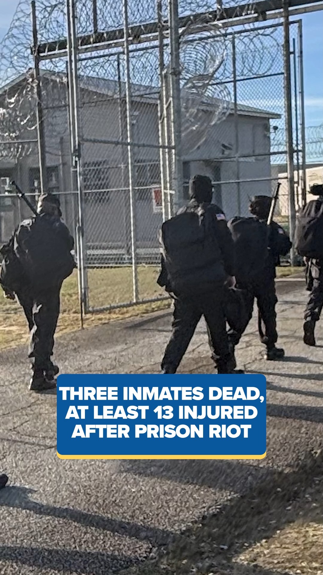 Three inmates are dead and at least 13 were injured after a riot at the ...