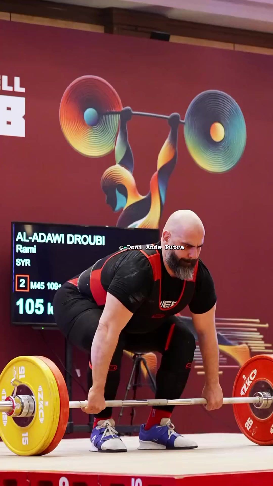 Rami AL-Adawi Droubi 🇸🇾 1ST Asian Masters Weightlifting Championships ...