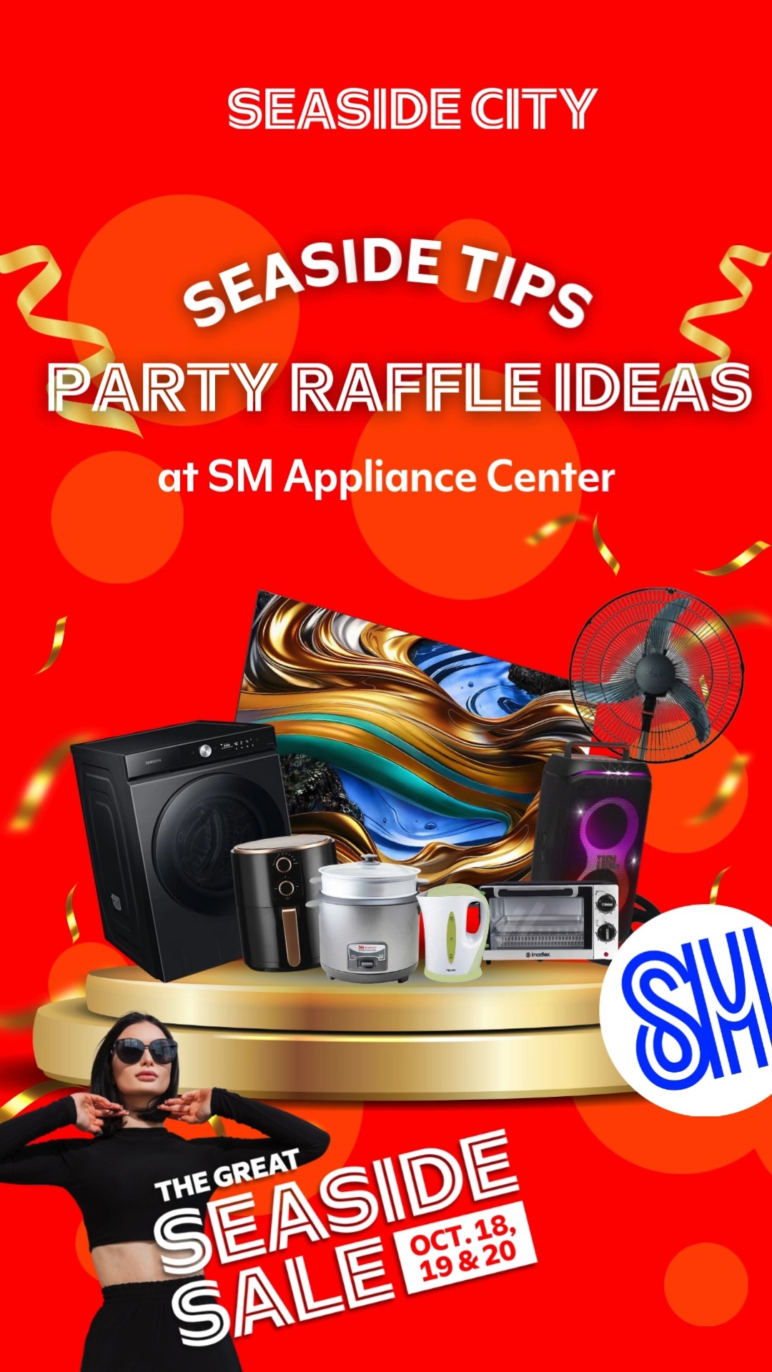 Party Raffle Ideas at SM Appliance Center! 🎉 Make your party ...