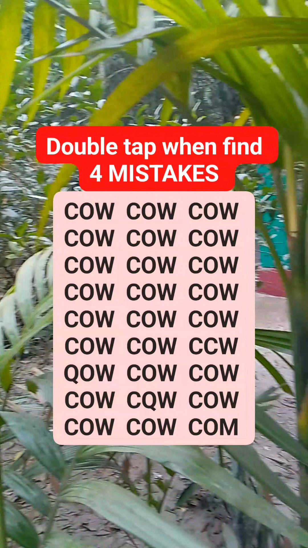 Double tap When Find 4 Mistakes #brainteasers #search #find #puzzle ...