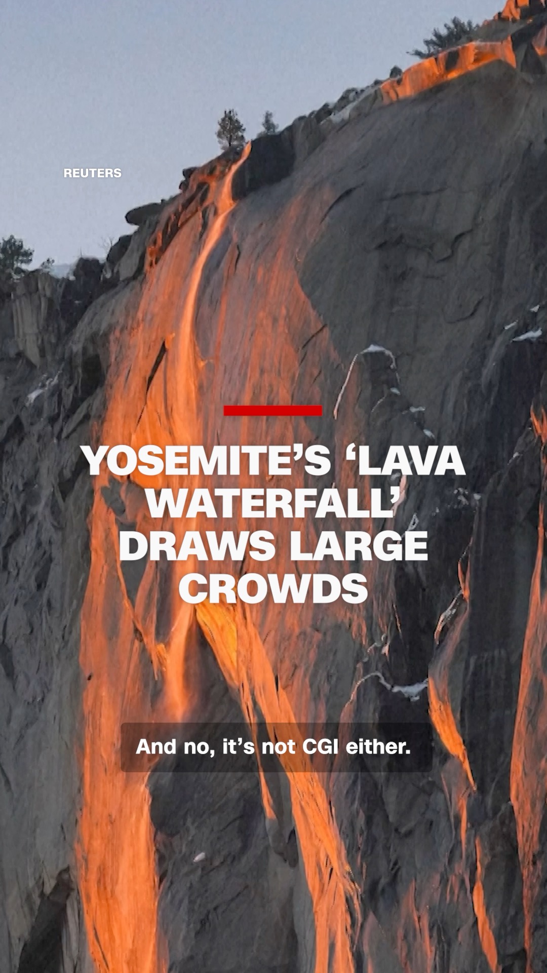 Thousands of visitors gather each February at Yosemite National Park to ...
