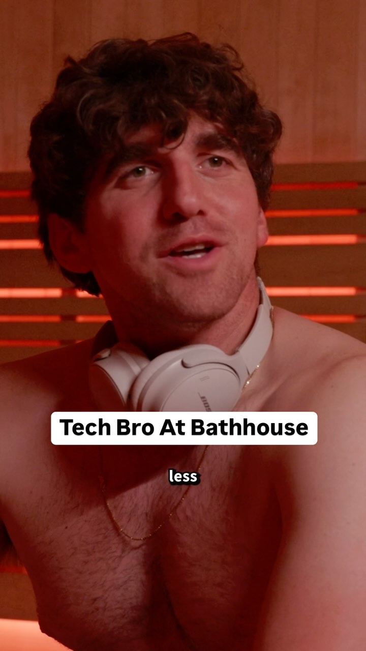 He really wants to tell you about his startup . . . . . #techbro # ...