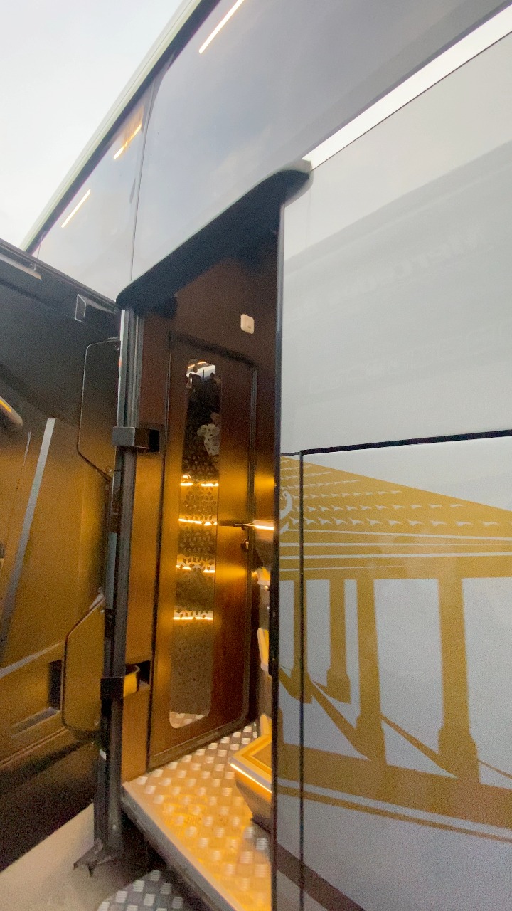 Towards the luxurious interior of the latest SS Travelink bus # ...