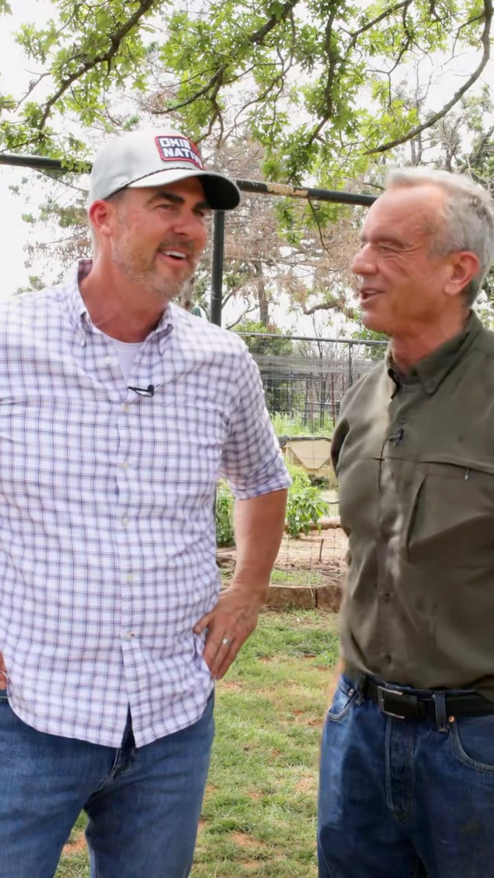 After our MOHA launch yesterday, I took RFK Jr. to see my garden