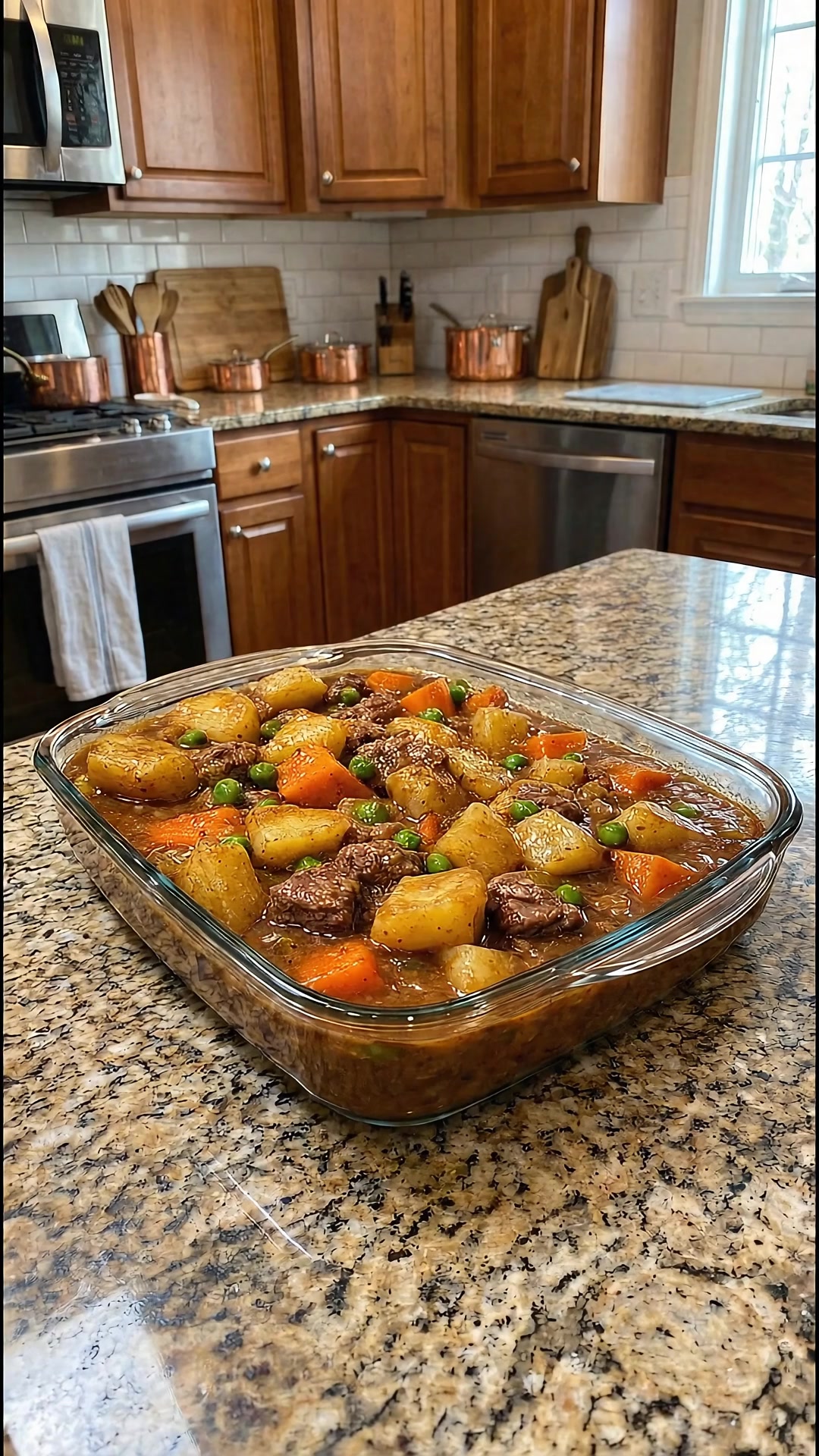🥘 Grandma’s Beef Stew Casserole 🛒 Ingredients 2 lbs beef stew meat, cut ...