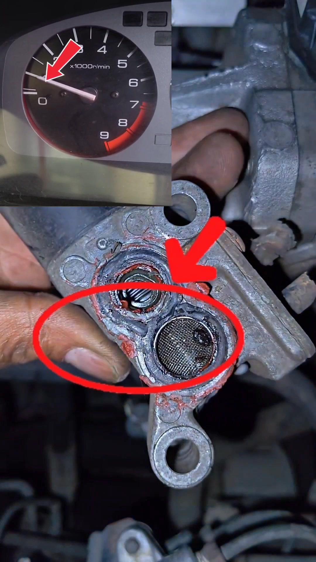 one of the causes of RPM problems #reels #honda #mechanic #Automotive # ...