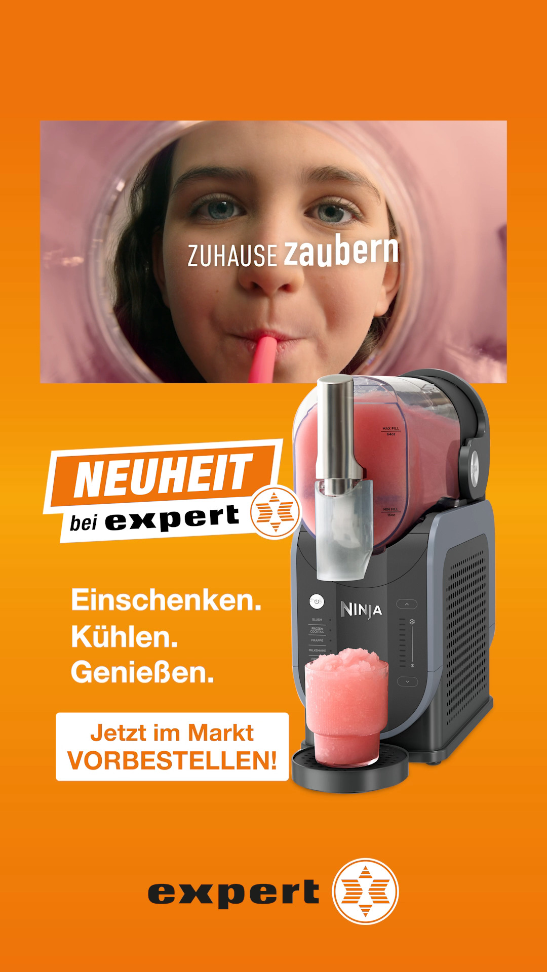 🆕 ‼️NEUHEIT‼️ 🆕, ❄️🍧NINJA SLUSHi FS301EU Slush-Eismaschine für gefrorene Getränke 🍧❄️, Ideal geeignet für: , - Slush, - Frozen Cocktail, - Frappé , - Milchshake, - Frozen Juice ,