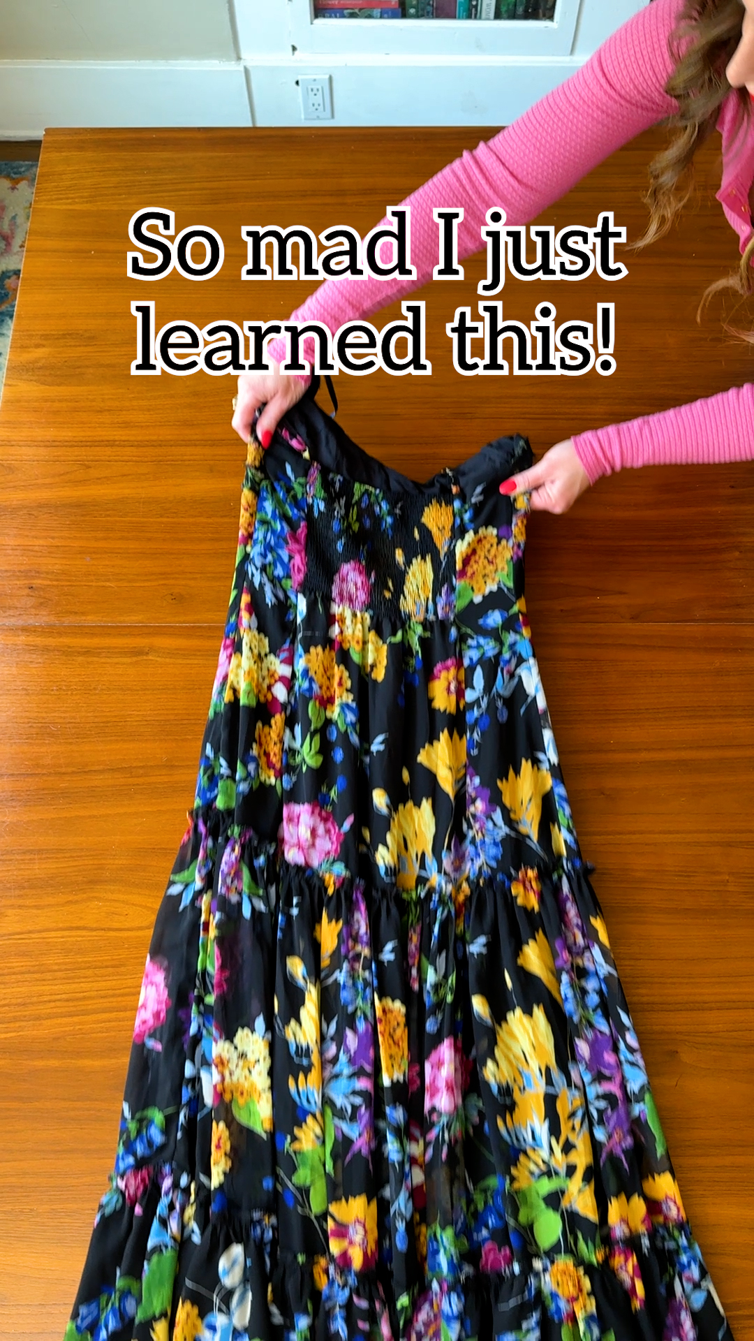 【超希少】FLAX long gown & easy pants setup 💁‍♀️ How to hang an extra long dress to fit in a wardrobe