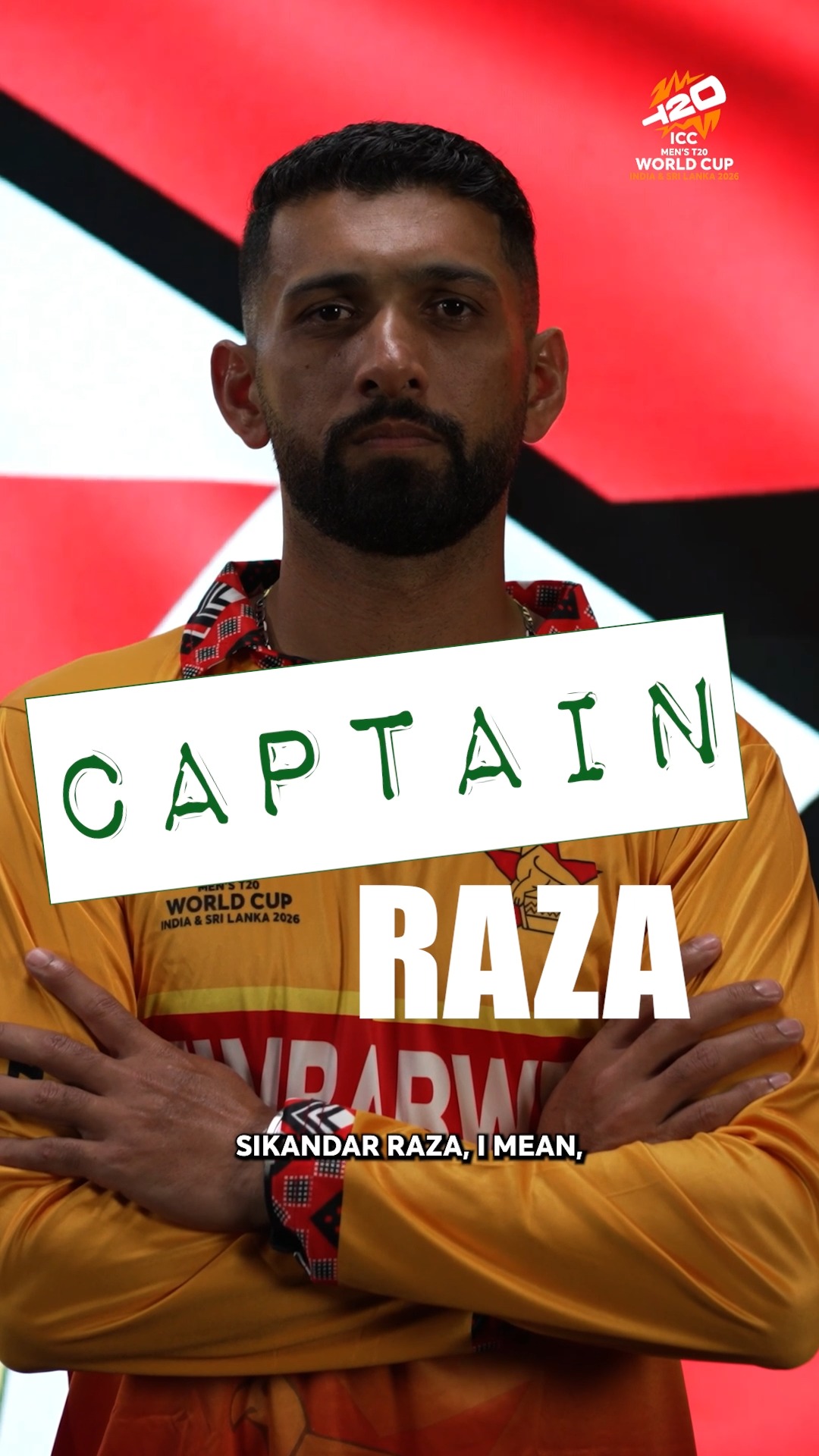 The new No.1 T20I All-Rounder and Captain Fantastic, Sikandar Raza is ...