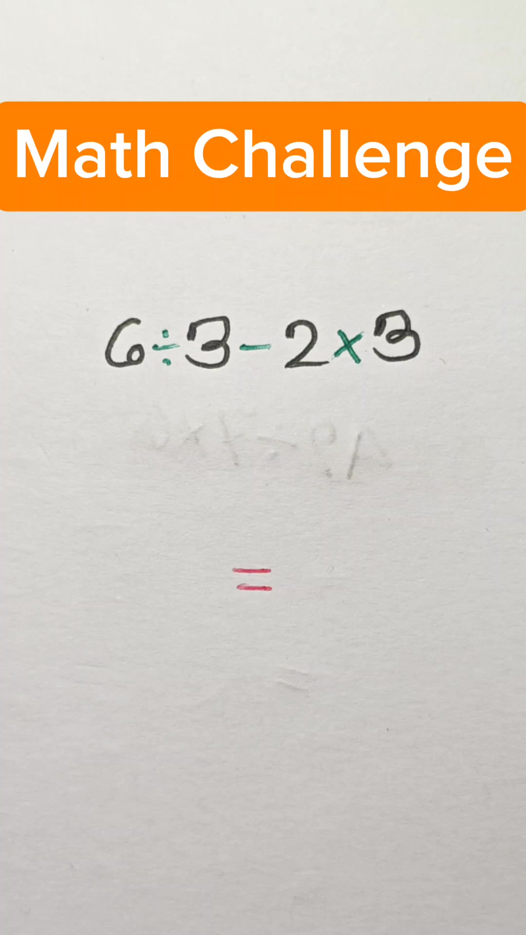Hard Math Challenge 😱 #math #reels #iqchallenge #mathchallenge # ...