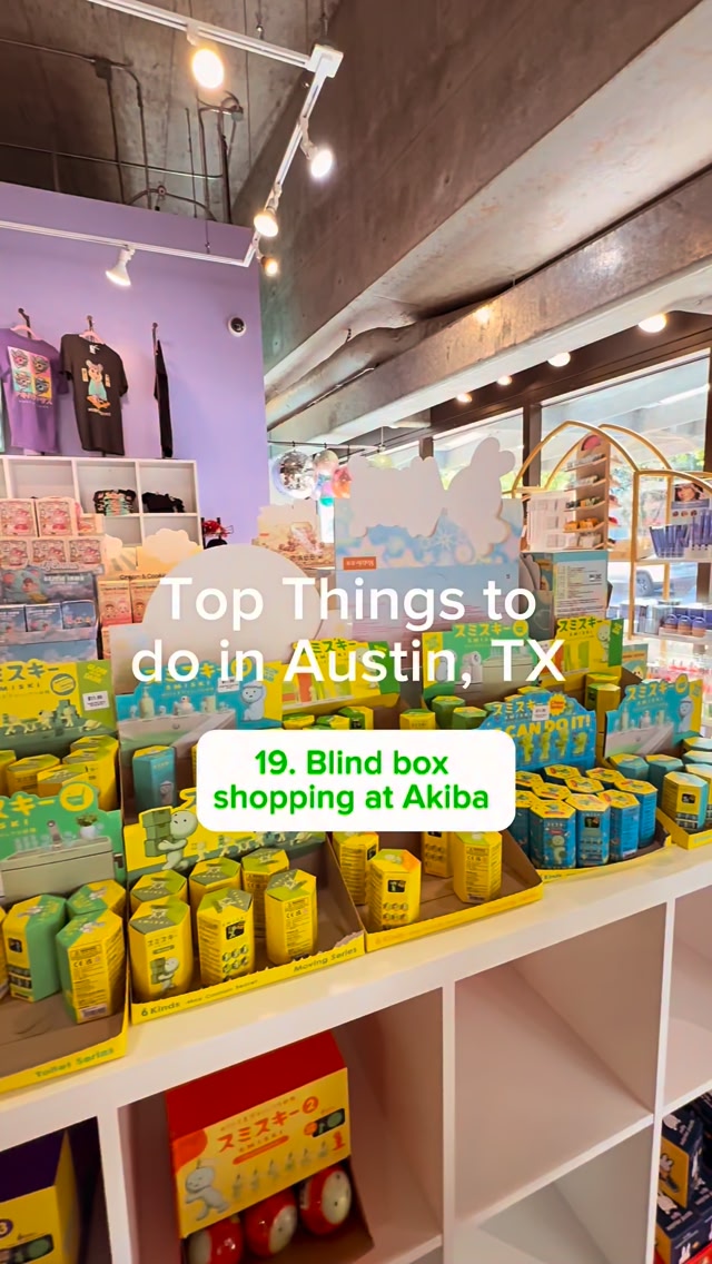 akibatexas Akiba is a new blind box /store with Japanese toys and
