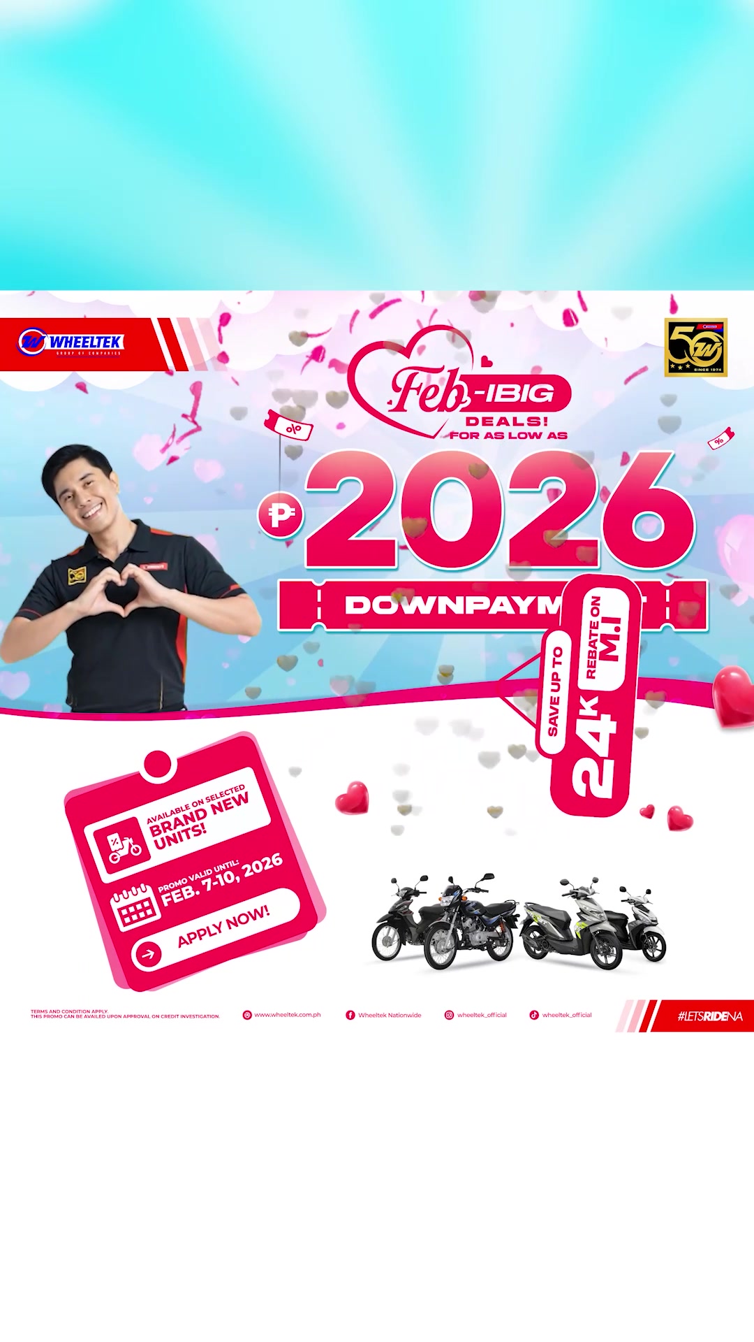 Feel the love this February with Wheeltek’s FEB-IBIG DEALS. Get your ...