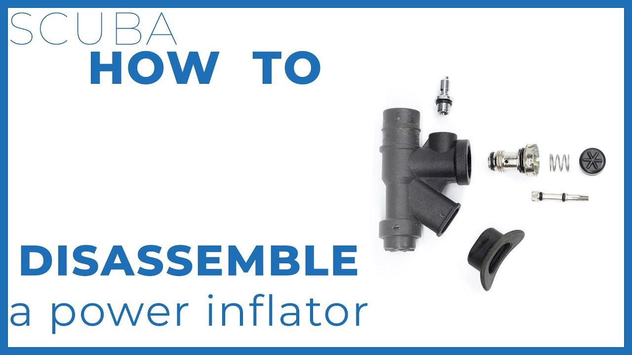 How To Disassemble a Power Inflator #scuba #BCD #howto | DIVER - The ...