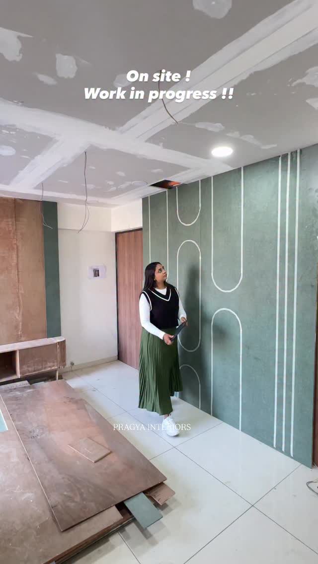 Wip ⚠️ @interiorsbypragyatunge #navimumbai #interiors #instagram # ...