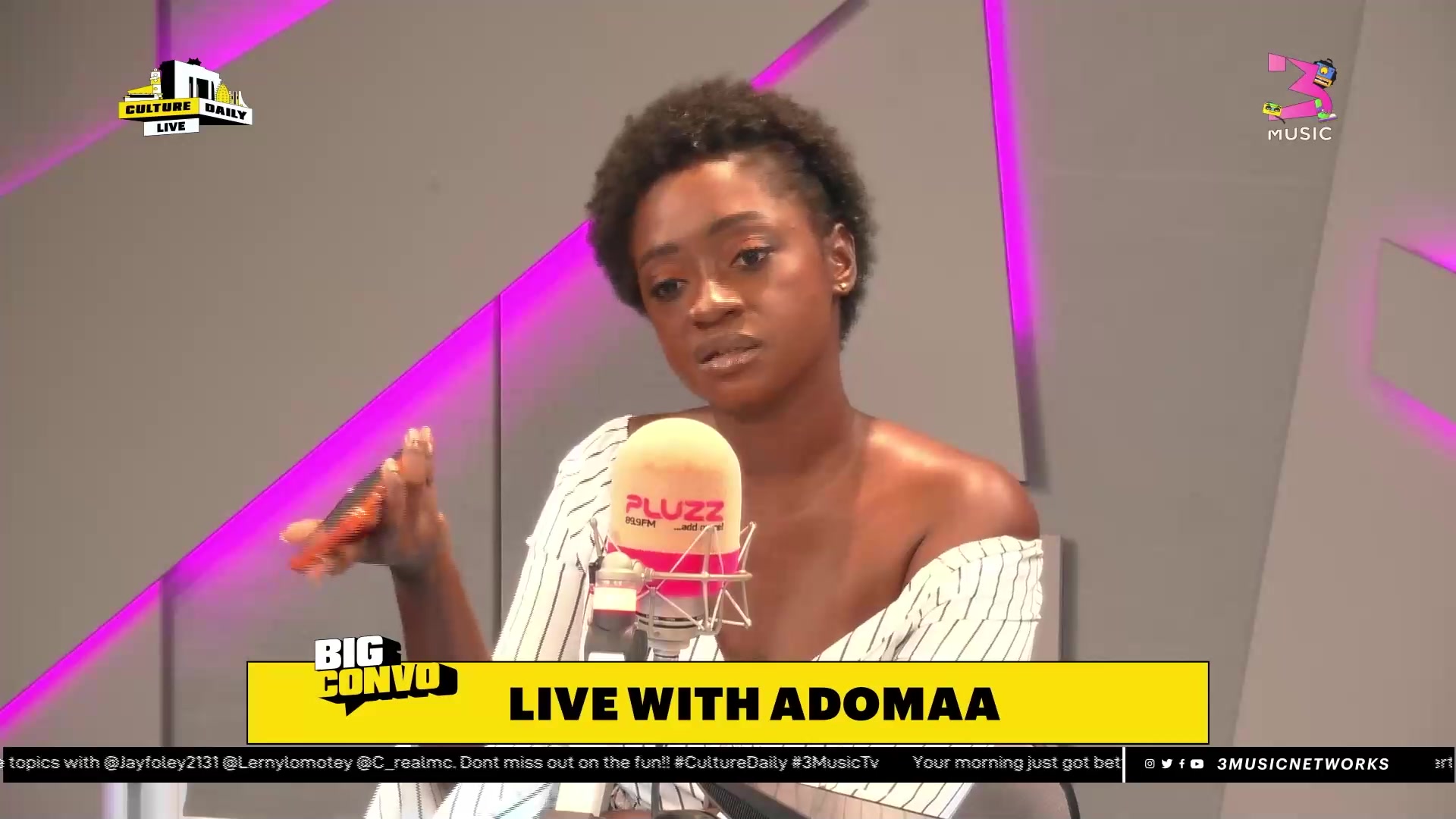 Ghanaian musician Adomaa talks about how she got into music and how ...