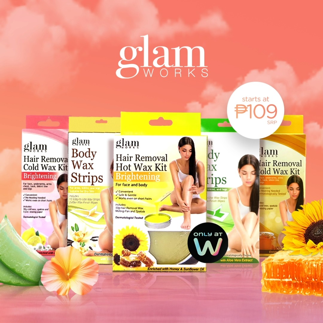 Get smooth, bright, HAIR-FREE skin the EASY WAY!, Glamworks Hair Removers help lift hair from the root for longer-lasting results
