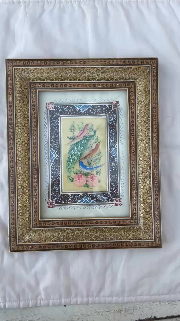 $45 • Miniature Painting - Middle Eastern Beautiful handmade miniature ...