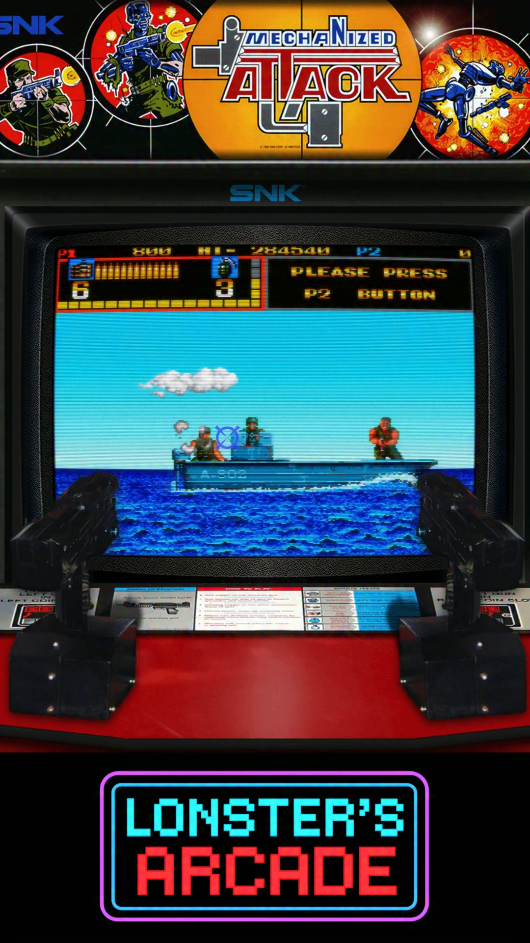 Game Name: Mechanized Attack • Platform: Arcade • Alternate Names