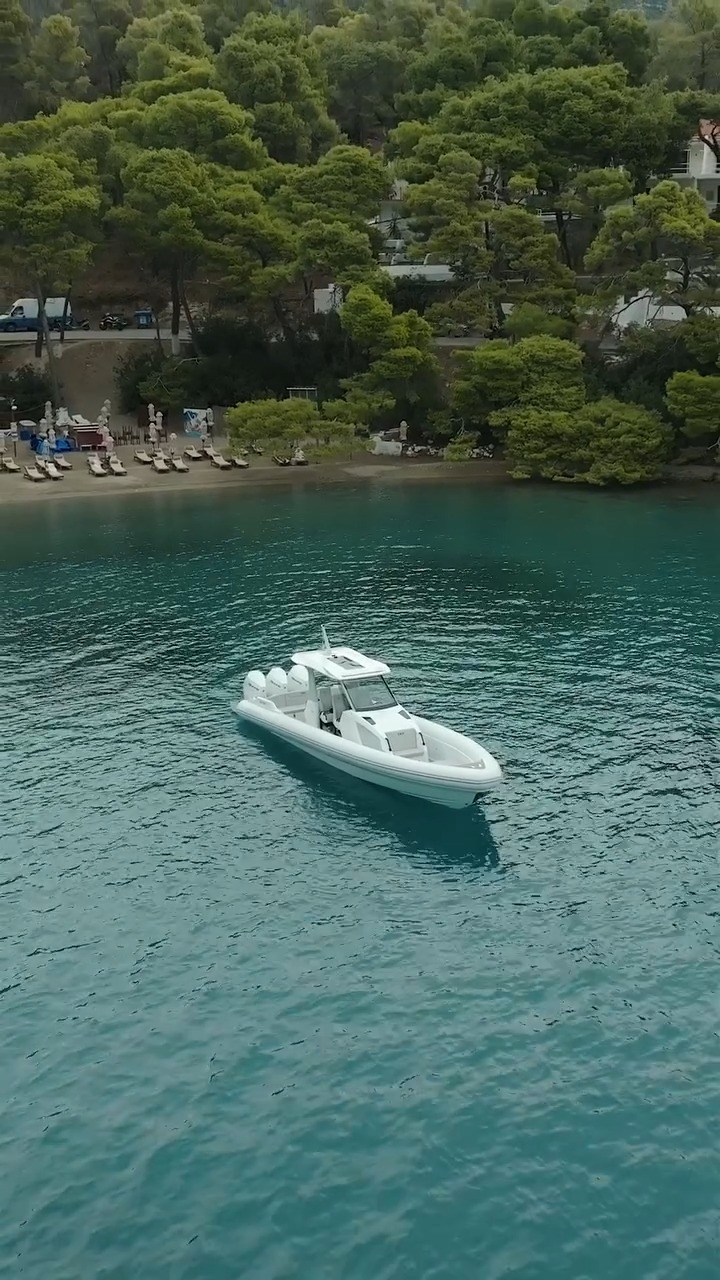 Triple 500R power on a 40 SR Olympic RIB. @montyswan @olympic_ribs # ...