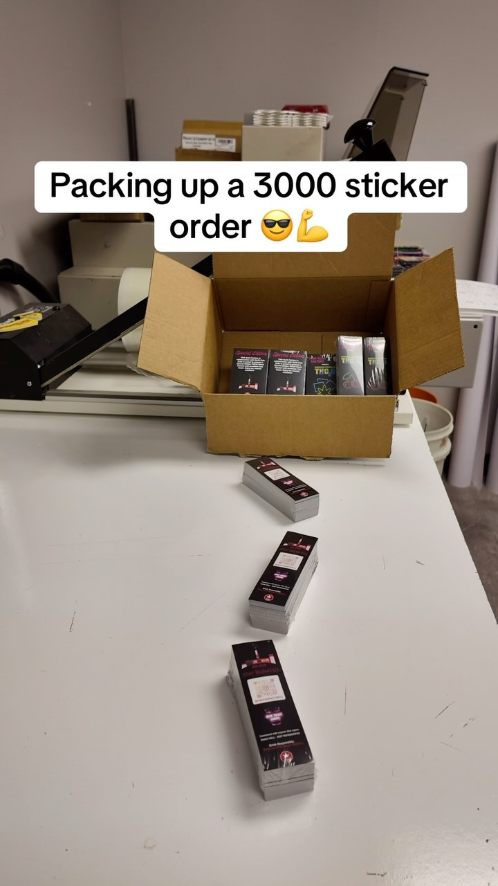 Always packing up the orders!💪 #packagingorders #sticker # ...