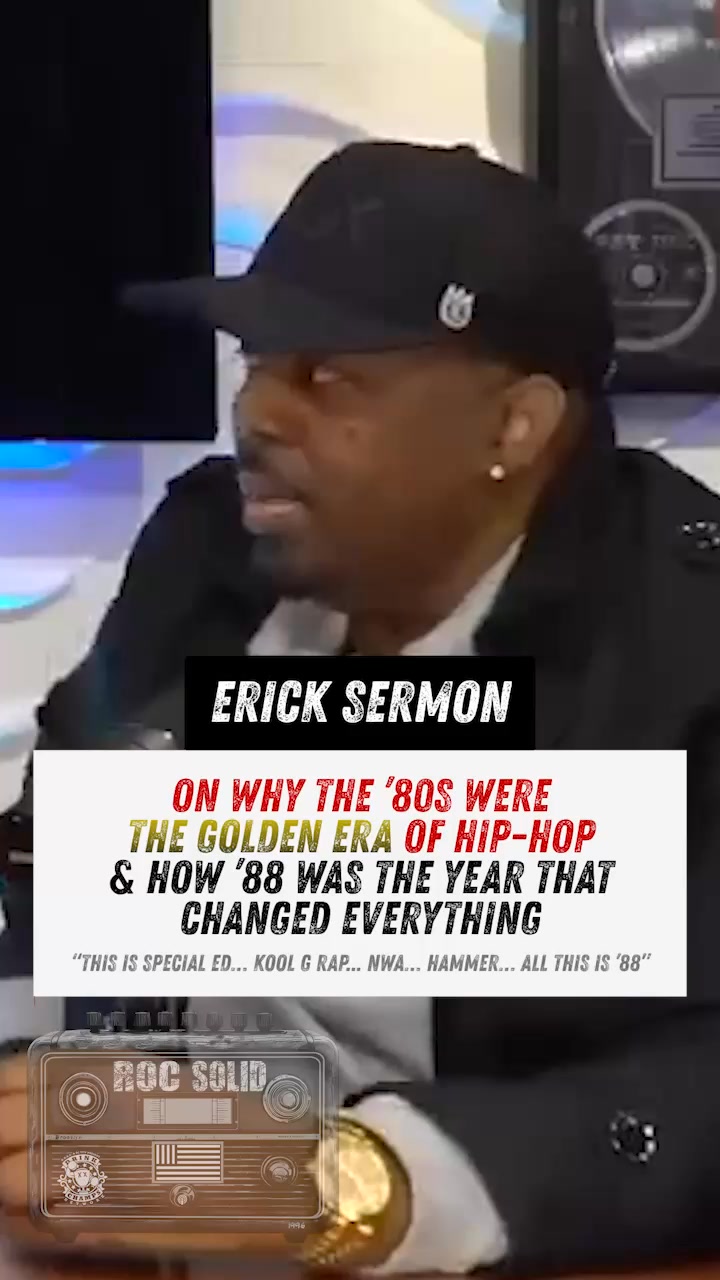 “They got mad when hip-hop came, we took the girls and we took the hype ...