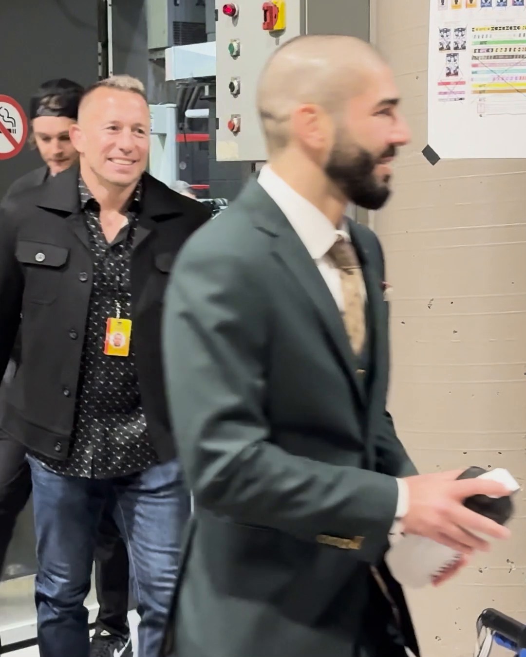 Aiemann Zahabi has arrived with his coach and cornerman Georges St ...