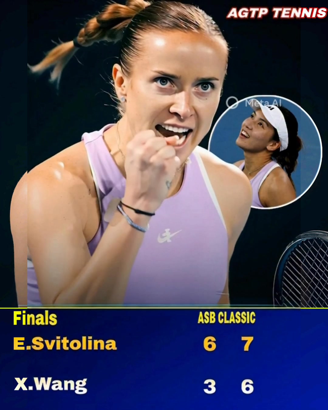 Elina Svitolina is the ASB Classic champion! 🏆🎾 SHE IS THE FIRST ...