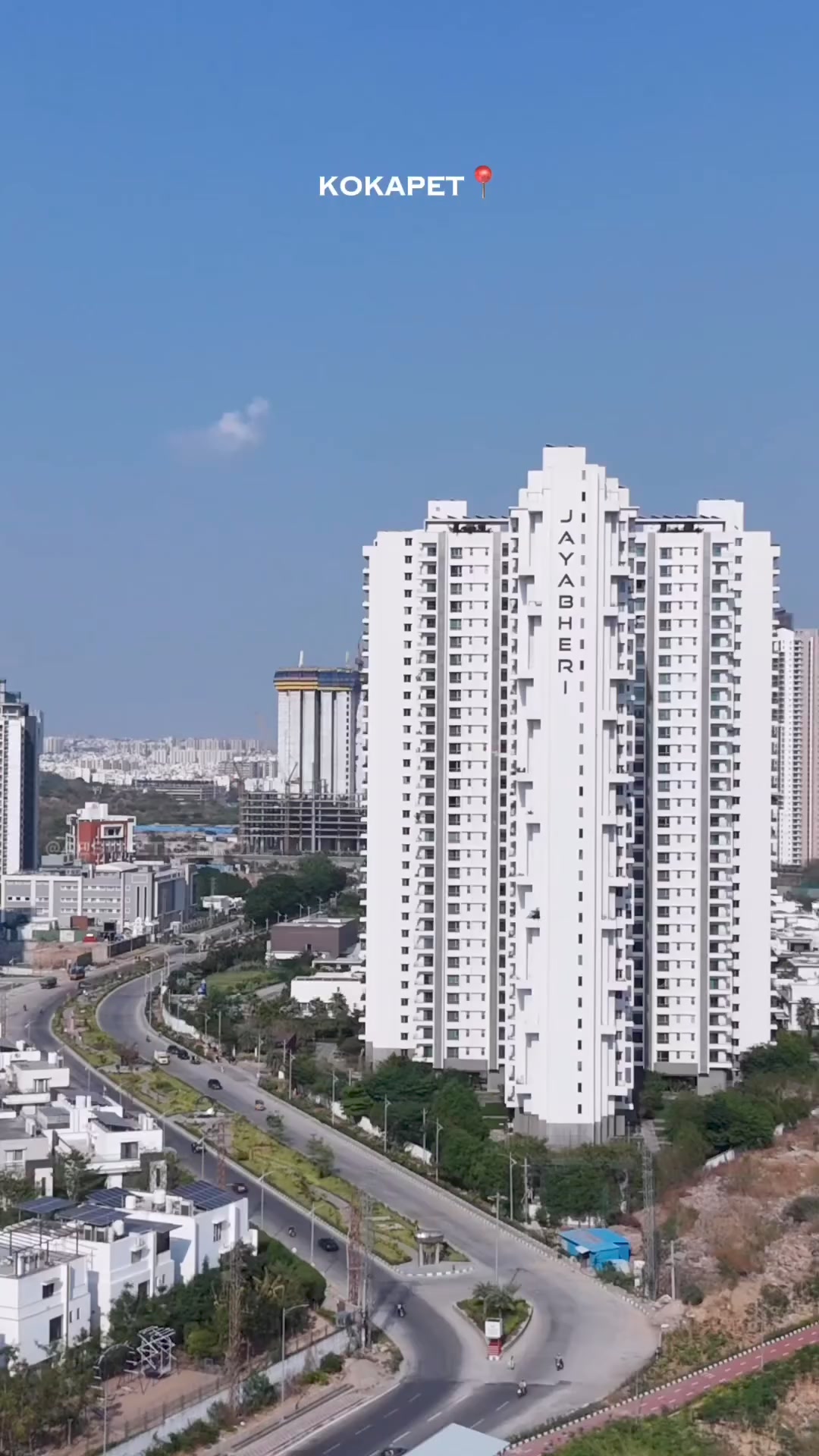 Kokapet skyline 🏙 #HyderabadRealEstate #Hyderabad
