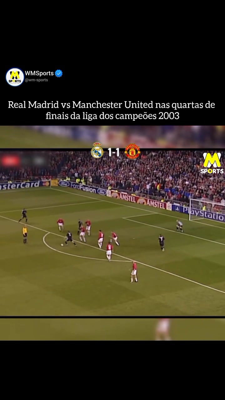 Real Madrid dos galáticos vs Manchester United Prime #fernando | WM ...
