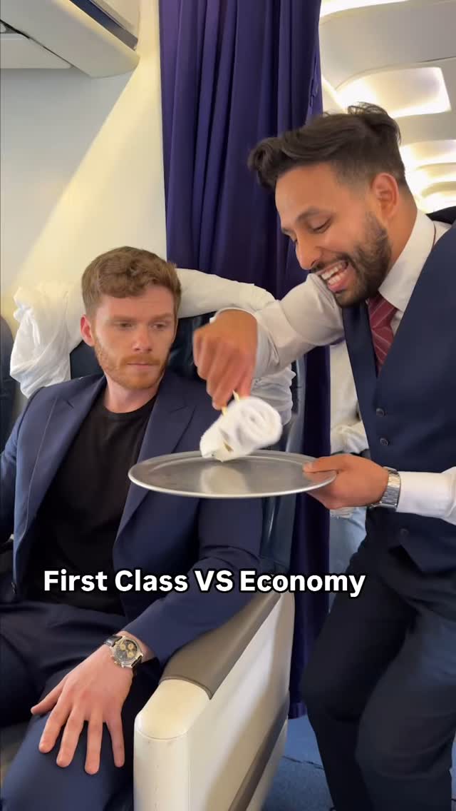First Class VS Economy 👨🏻‍ ️ | Anwar Jibawi | Facebook