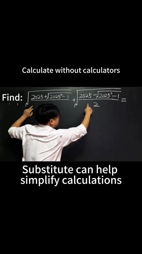 Substitute Can Help Simplify Calculations #Education #Thinking #Maths # ...