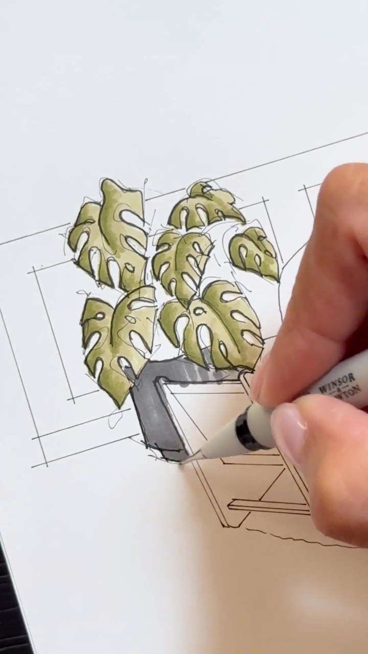 How to draw plants with Promarkers 🌿 Few things compare to the ...
