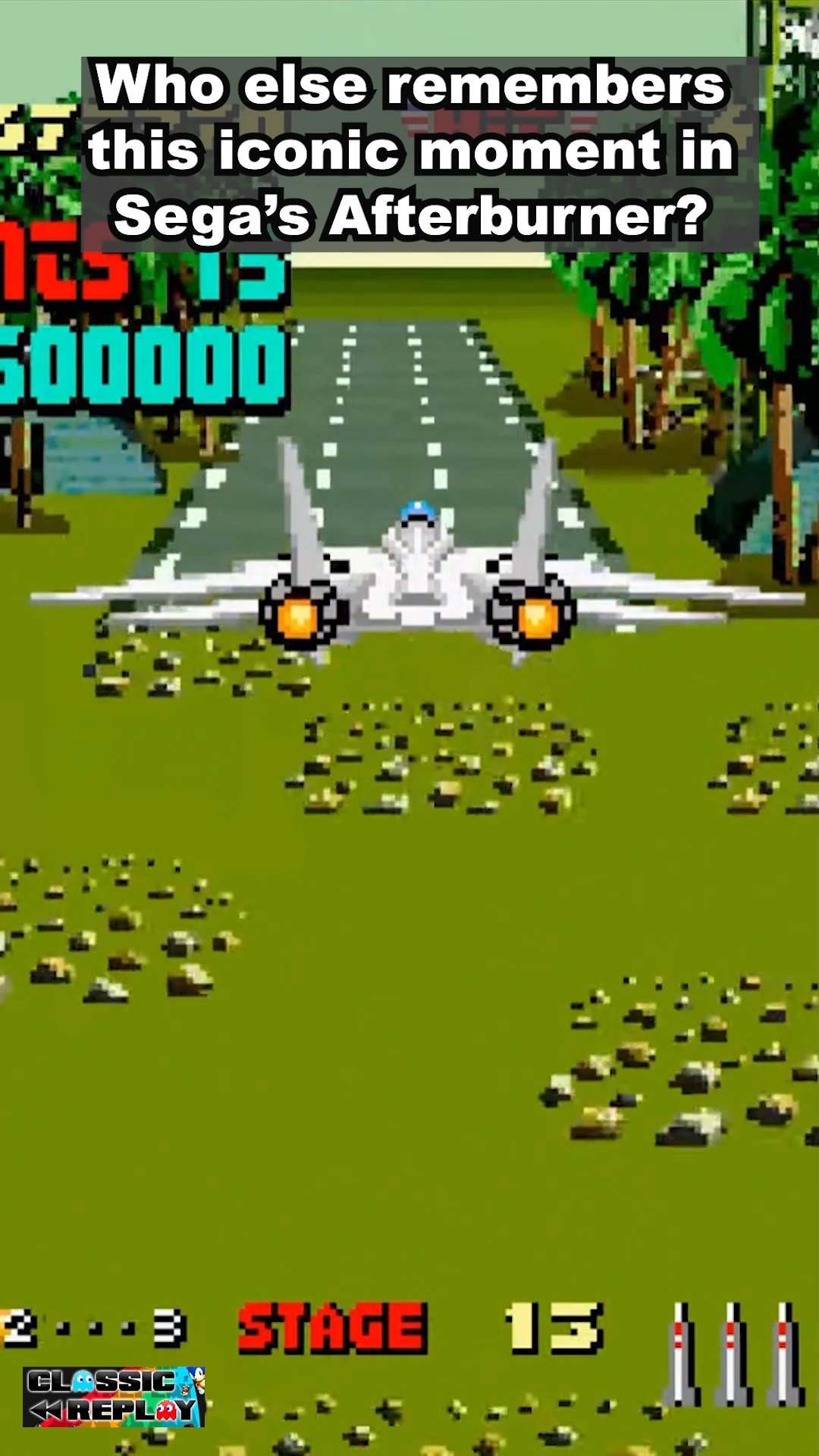Name a more iconic moment in gaming… #afterburner #sega