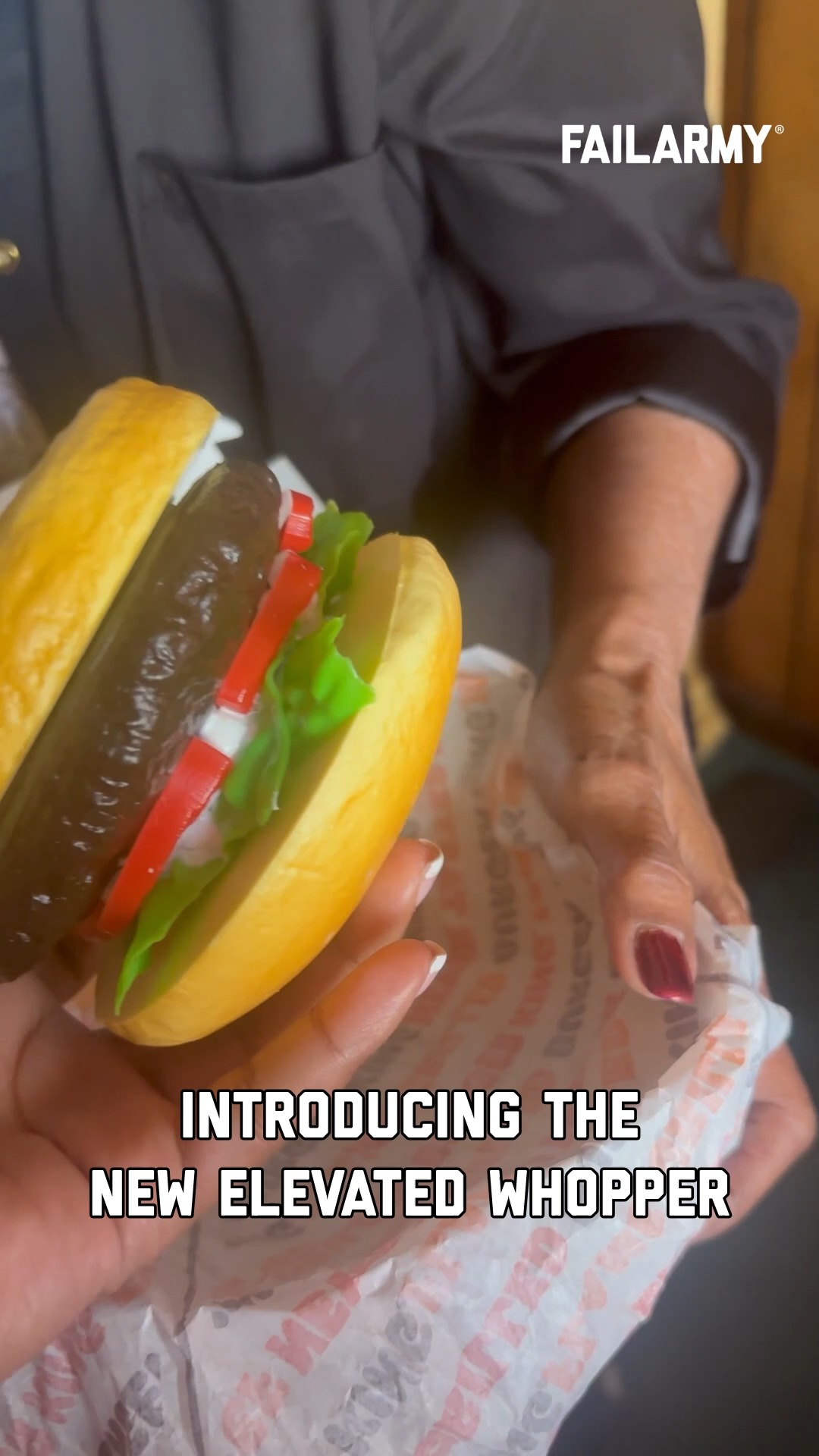 Nah who set grandma up like that? #Whopper #burgerking #bkhaveityourway ...