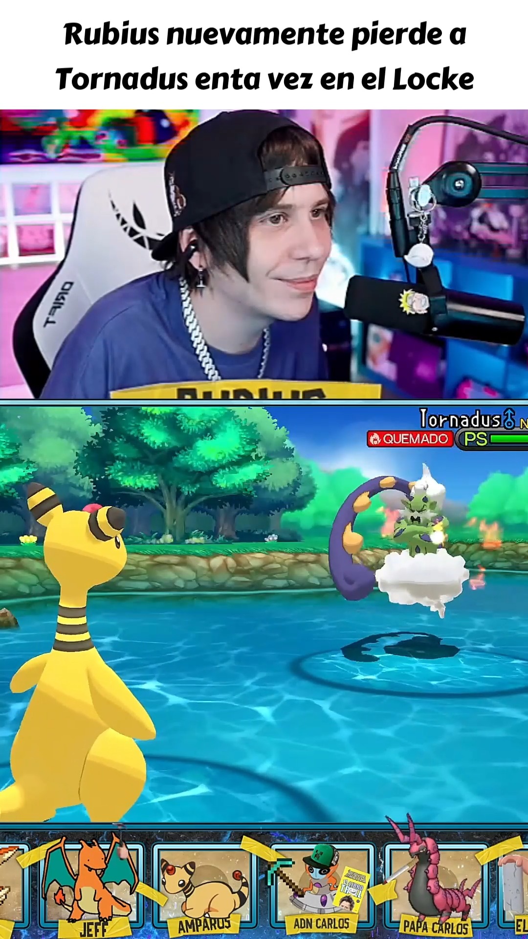 Rubius nuevamente elimina a Tornadus #rubius #pokemon #pokemoncommunity ...