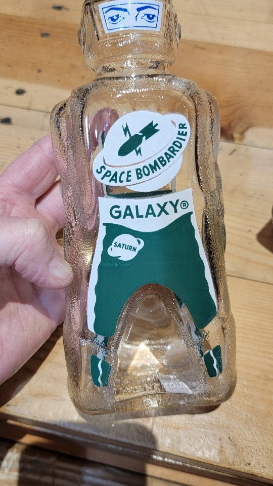 50s GALAXY Spaceman Bottle（スペースフーズ社） Spaceman Foods