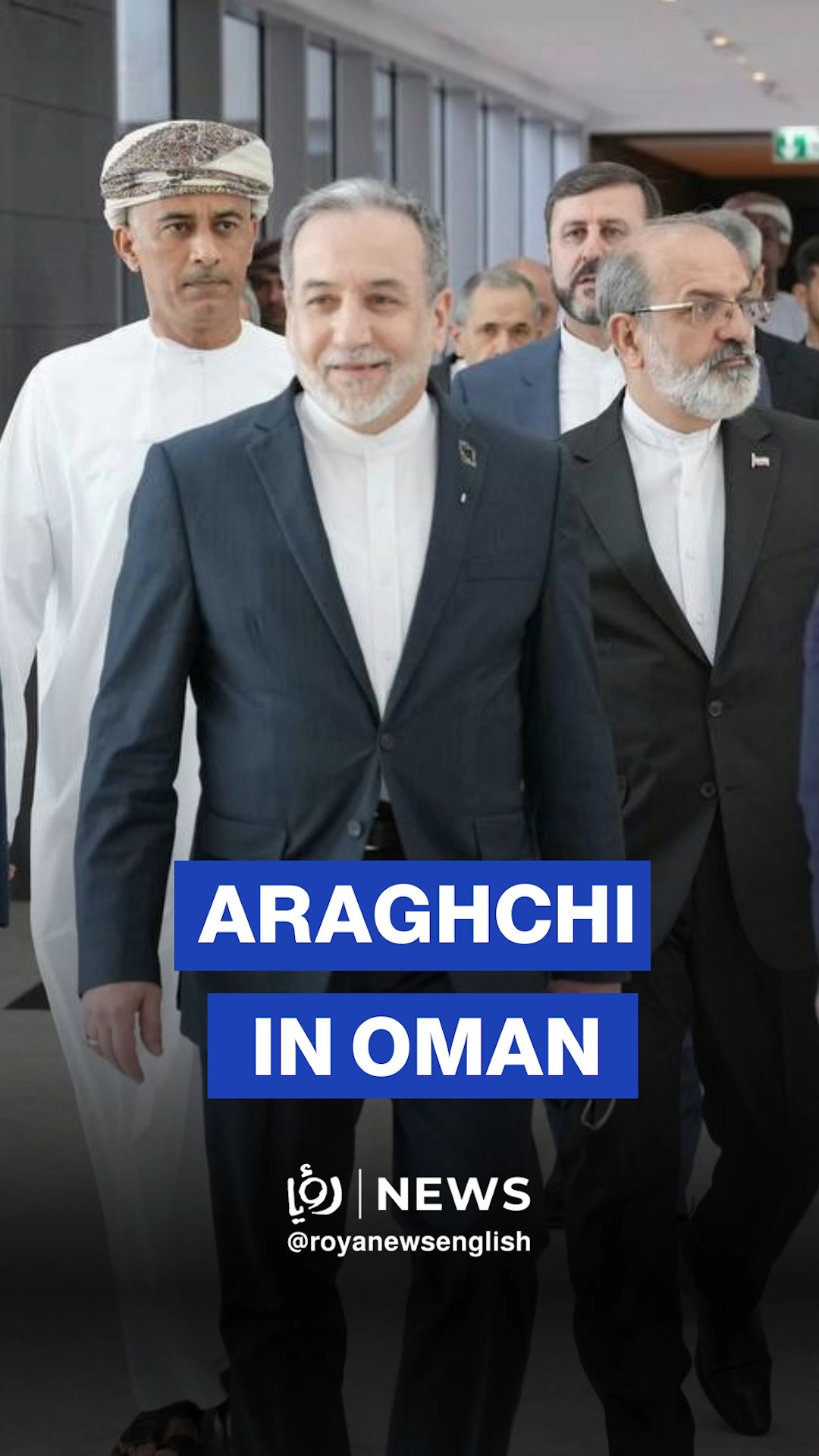 Iranian Foreign Minister Abbas Araghchi has arrived in Muscat, Oman ...
