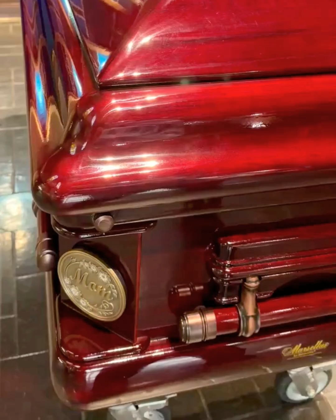 We recently welcomed a truly beautiful casket into our care, the ...